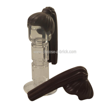 Minifigure, Hair Female Ponytail Long Straight with Holder