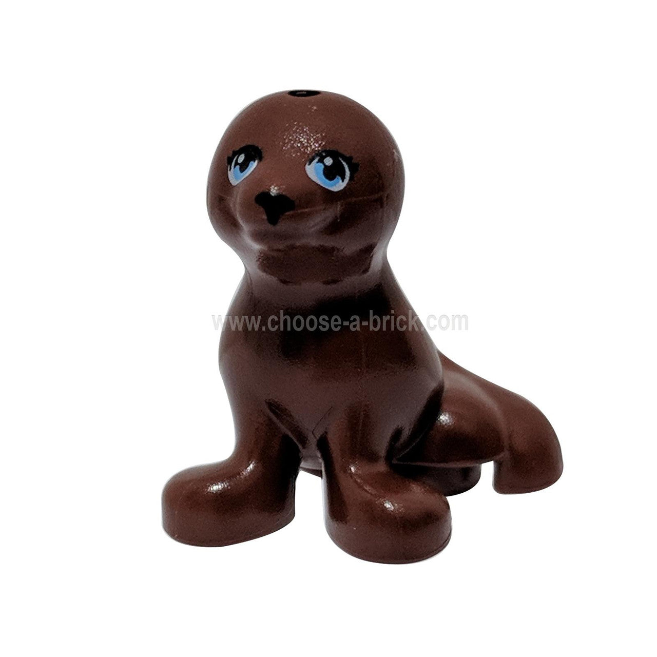 Seal, Friends with Black Nose and Medium Azure Eyes Pattern