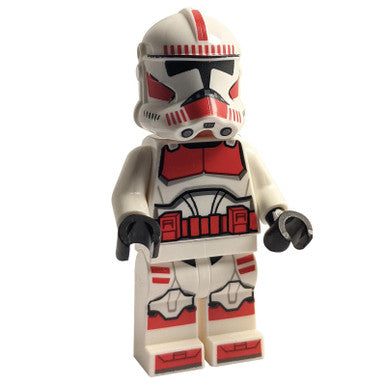 Clone Shock Trooper, Coruscant Guard (Phase 2) - Nougat Head with weapon