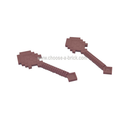 Minifig, Utensil Shovel Blocky (Minecraft Shovel)