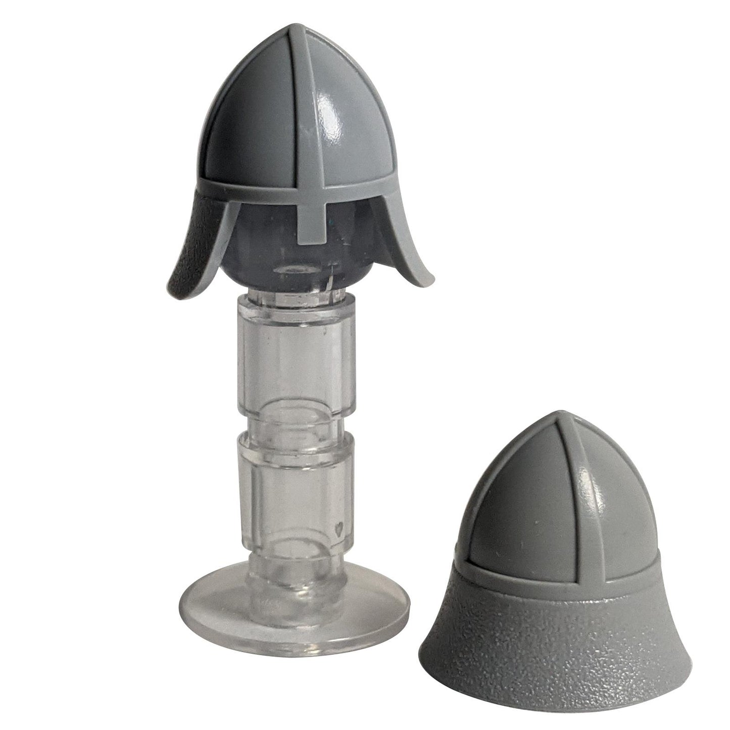 Minifigur, Kopfbedeckung Helm Burg mit Nackenschutz 