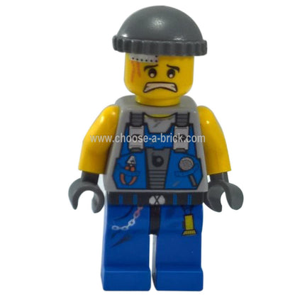 LEGO Minifigure - Power Miner - Engineer, Knit Cap