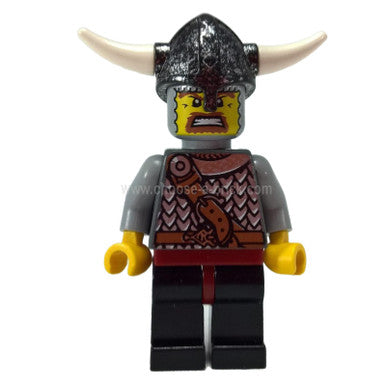 Viking Warrior with Chain Mail, Red Band (vik003)