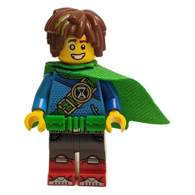 Mateo - Bright Green Utility Belt and Cape