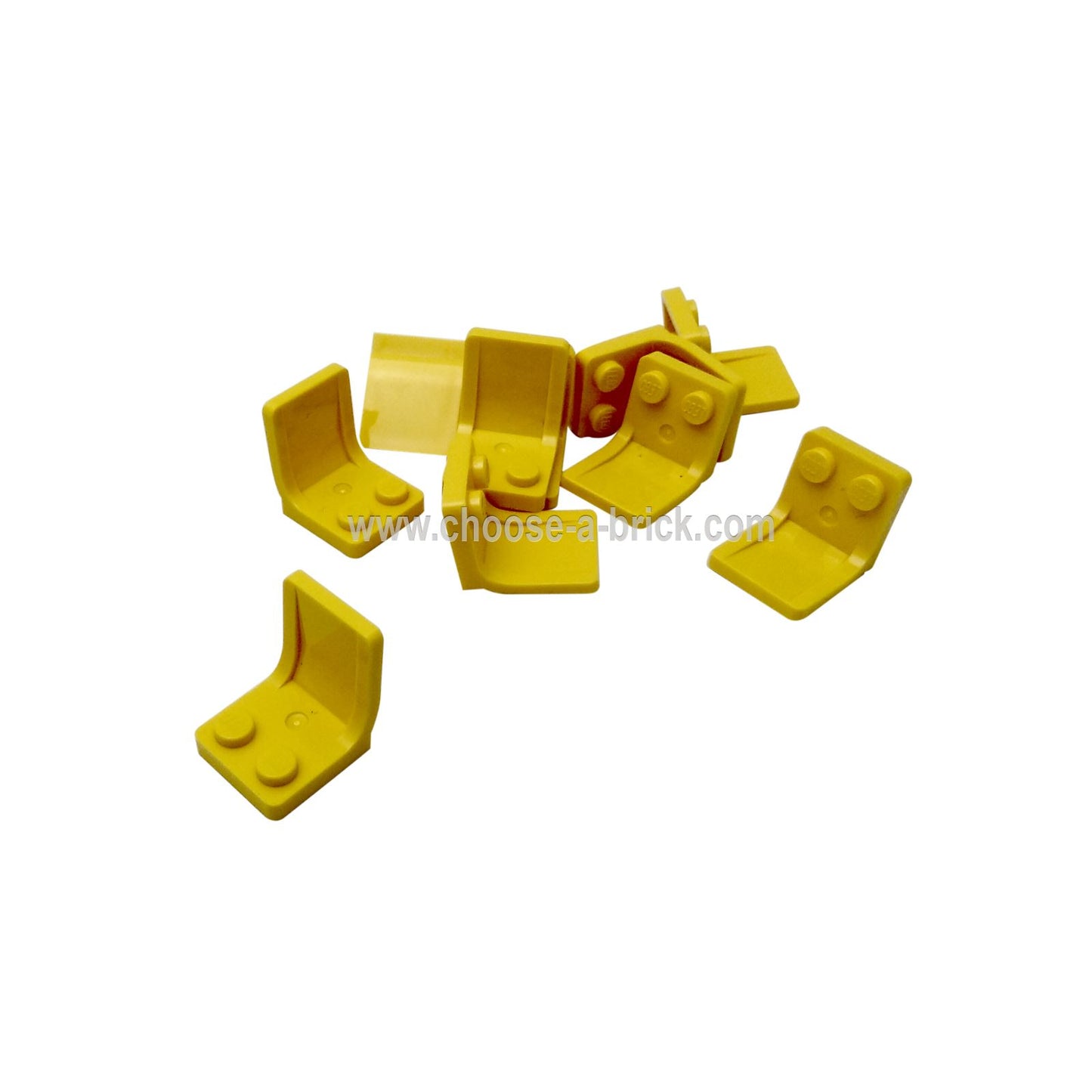 Minifigure, Utensil Seat / Chair 2 x 2 with Center Sprue Mark