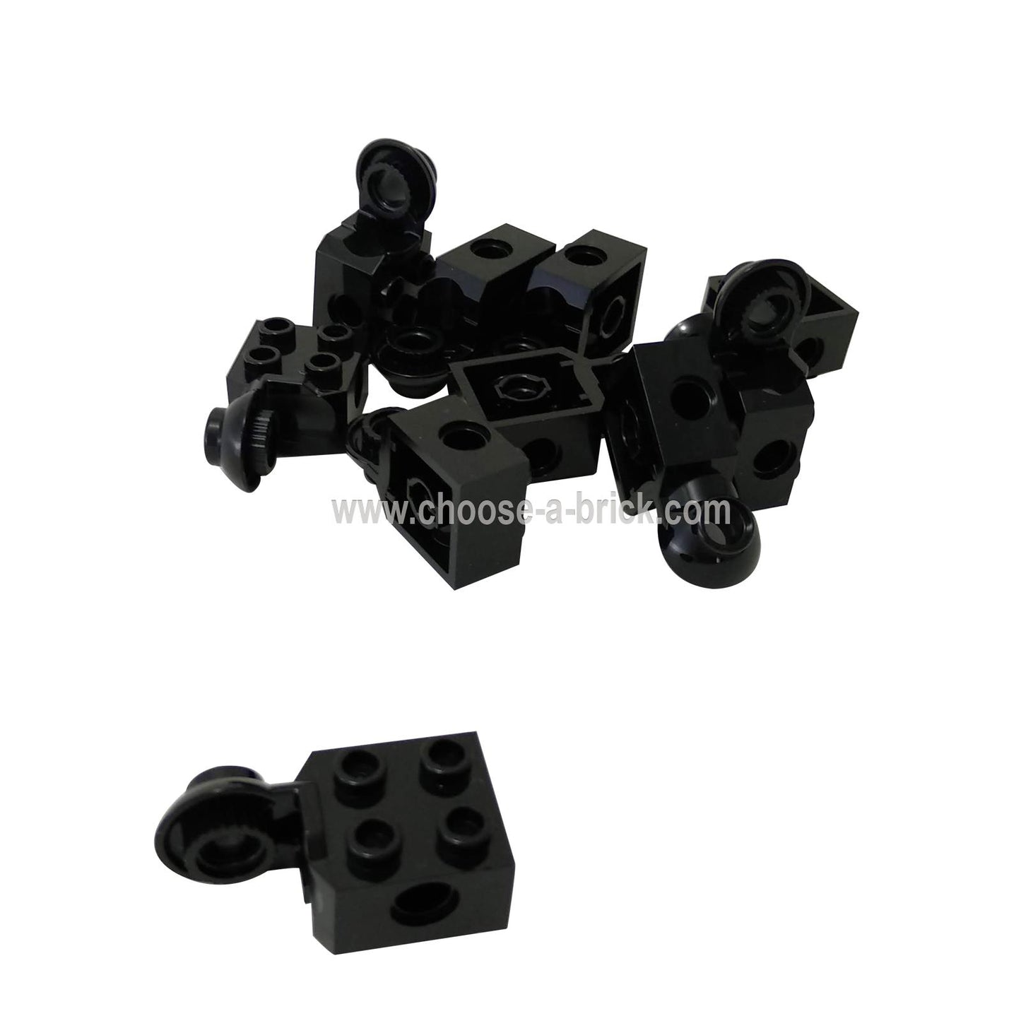 Technic, Brick Modified 2 x 2 with Pin Hole and Rotation Joint Ball Half Vertical