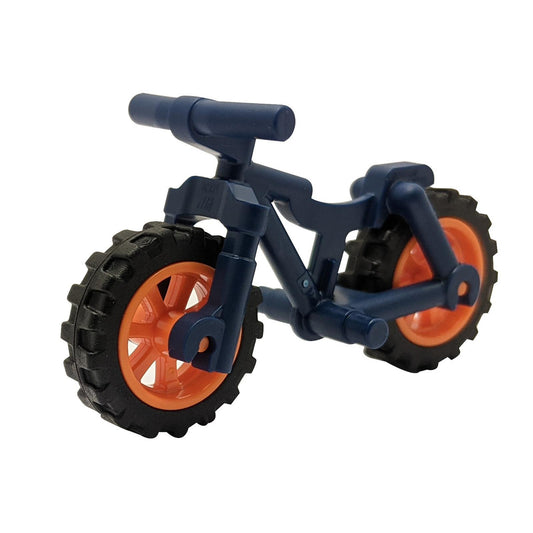 Bicycle Heavy Mountain Bike with Orange Wheels and Black Tires (36934 / 50862 / 50861)