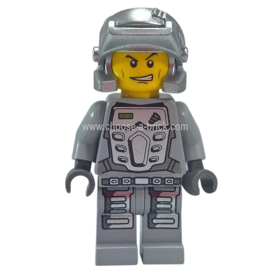 LEGO Minifigure - Power Miner - Doc Gray Outfit