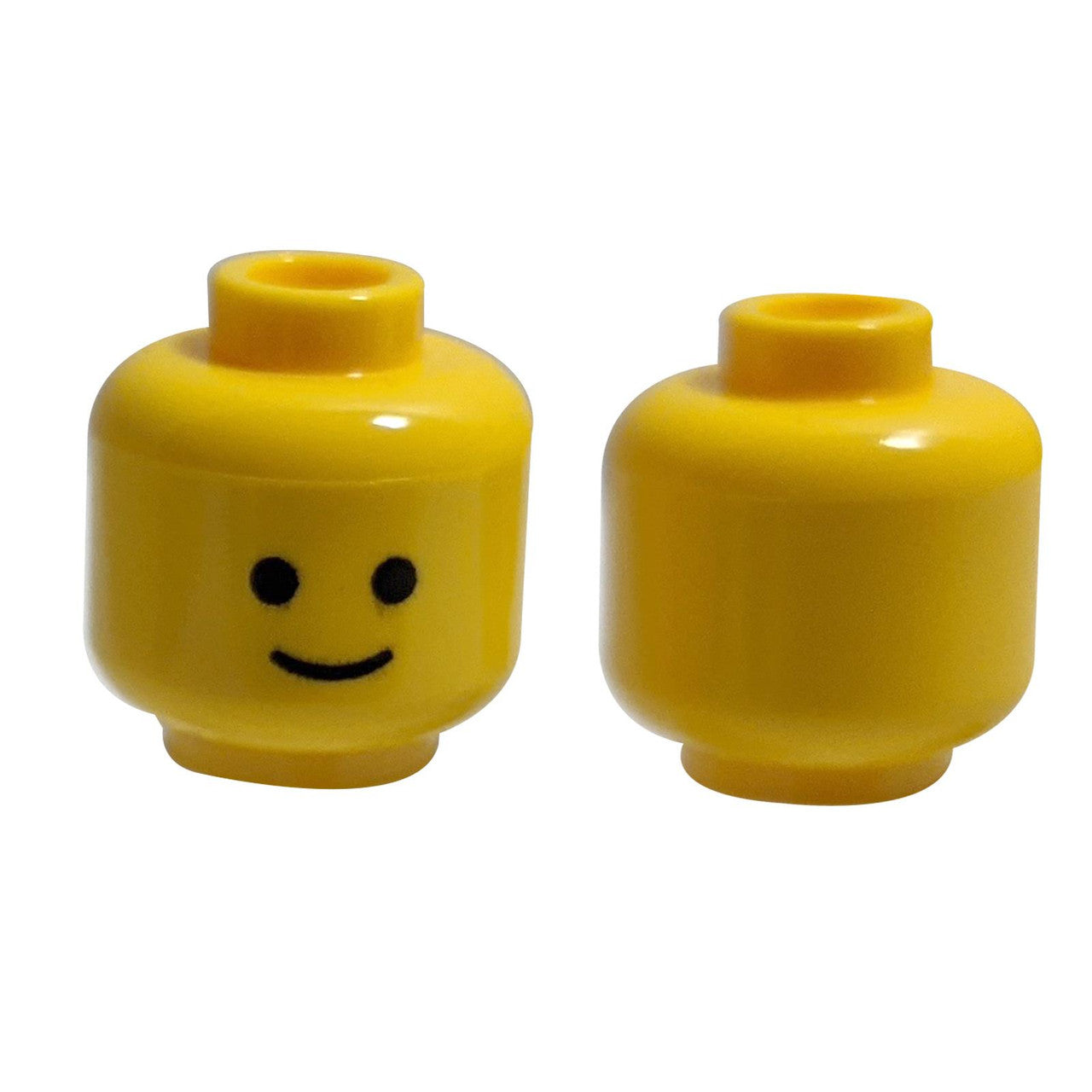 Minifigure, Head Standard Grin Pattern - Hollow Stud