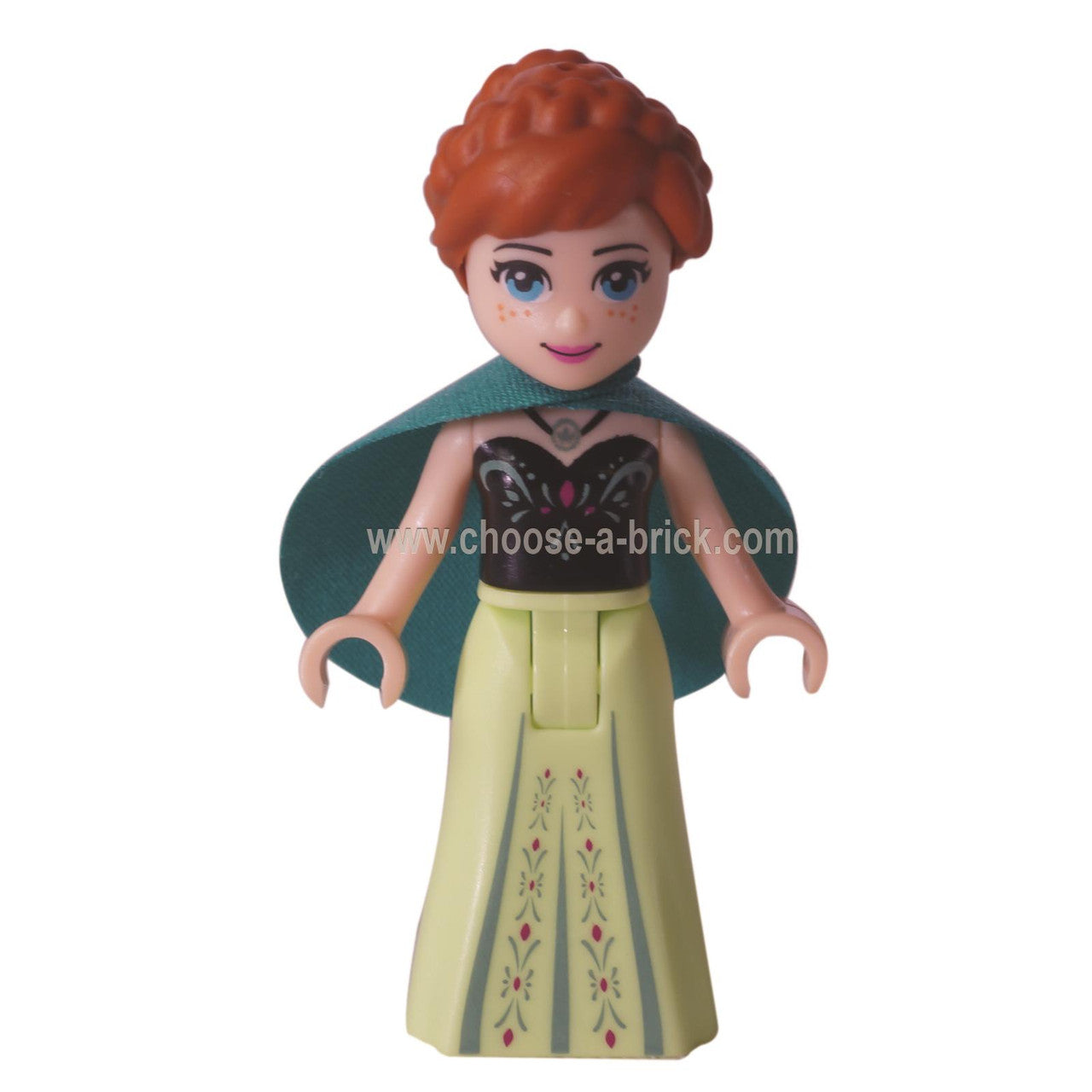 LEGO Minifgure - Anna - Dark Turquoise Cape