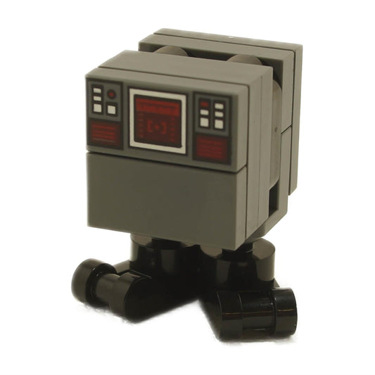 LEGO® Gonk Droid sw1314 with dark bluish gray body, dark red control panel, and black feet from set 912310.