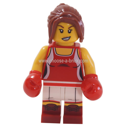 LEGO Minifigure -  Kickboxer Girl - Minifigure only Entry