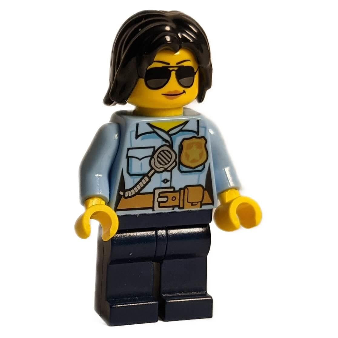 Police Officer, Female, Dark Blue Legs, Sunglasses