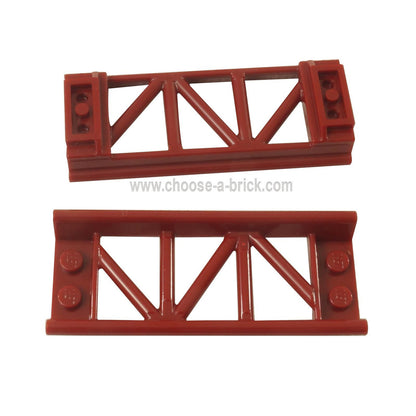 Train, Track Roller Coaster Straight 8L Dark Red