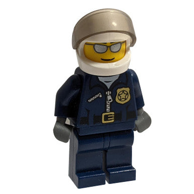 Police - City Motorcycle Officer, Silver Sunglasses