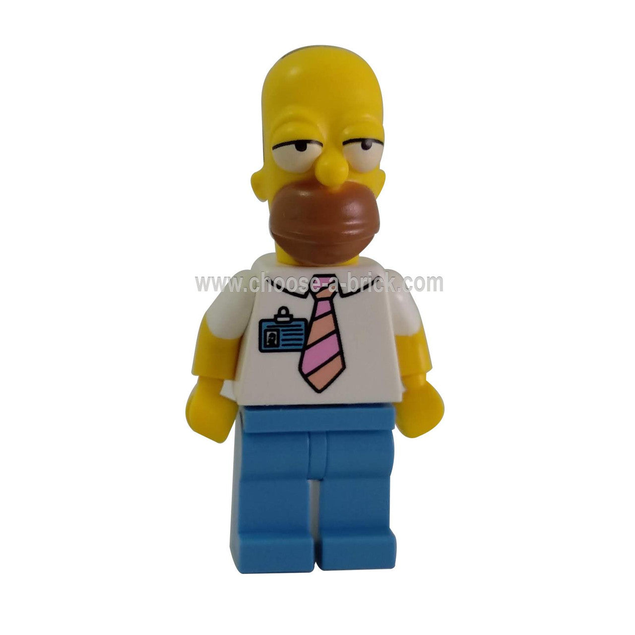 Homer Simpson with Tie and Badge - LEGO Minifigure Simpsons