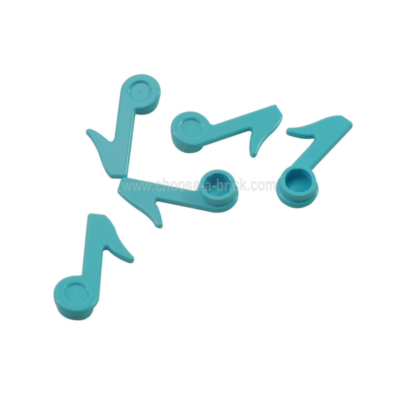  Minifigure, Utensil Trolls Eighth Note (Quaver) medium azure