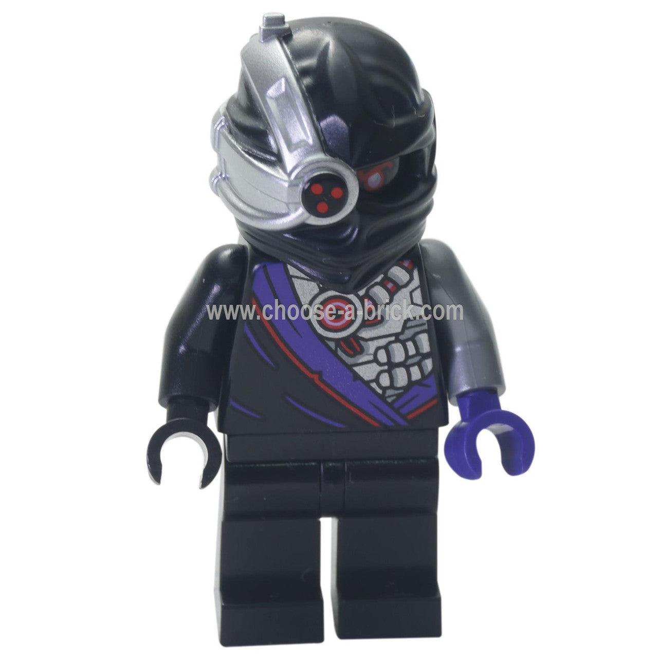 LEGO MInifigure NInjago - Nindroid Warrior, Single Sided Head - Legacy