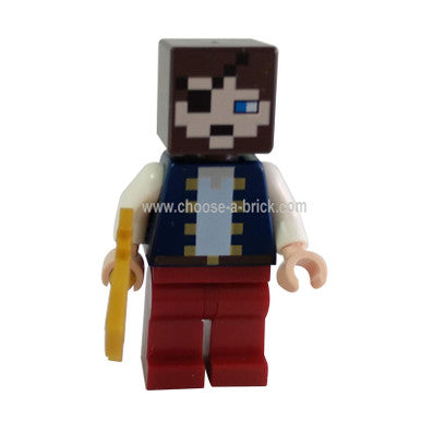 Minecraft pirate with sword