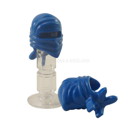 Minifigure, Headgear Ninja Wrap blue