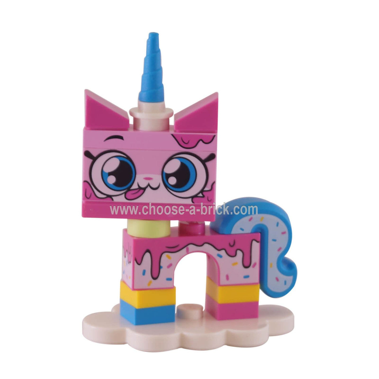 coluni1 Dessert Unikitty, Unikitty!, Series 1 Complete Set with Stand taken out of the bag to verify content. Complete.