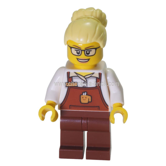 LEGO Minifigure -  coffee seller