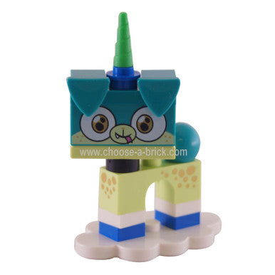 coluni1 Alien Puppycorn, Unikitty!, Series 1 Complete Set with Stand taken out of the bag to verify content. Complete.