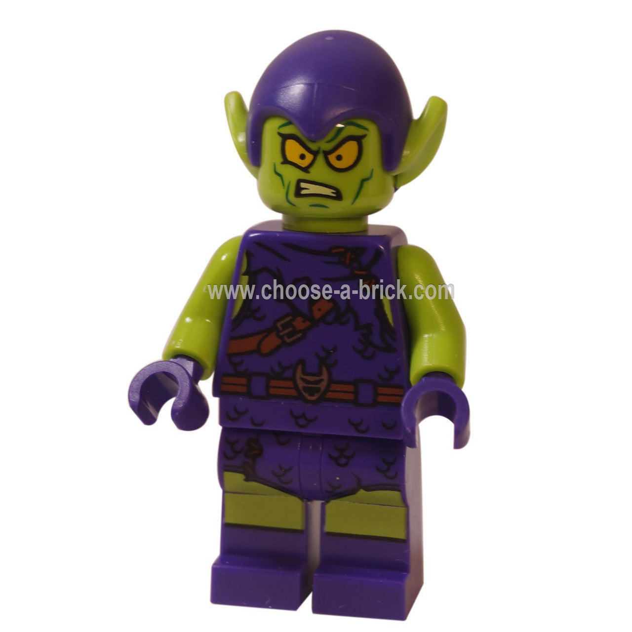 LEGO Minifigure - Green Goblin - Dark Purple Outfit