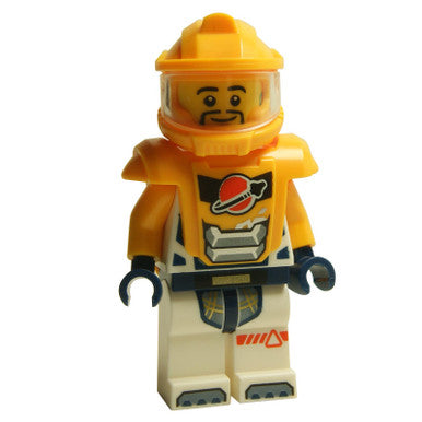 Despegue con LEGO City Minifigura CTY1745 Astronauta en traje espacial naranja brillante www.choose a brick