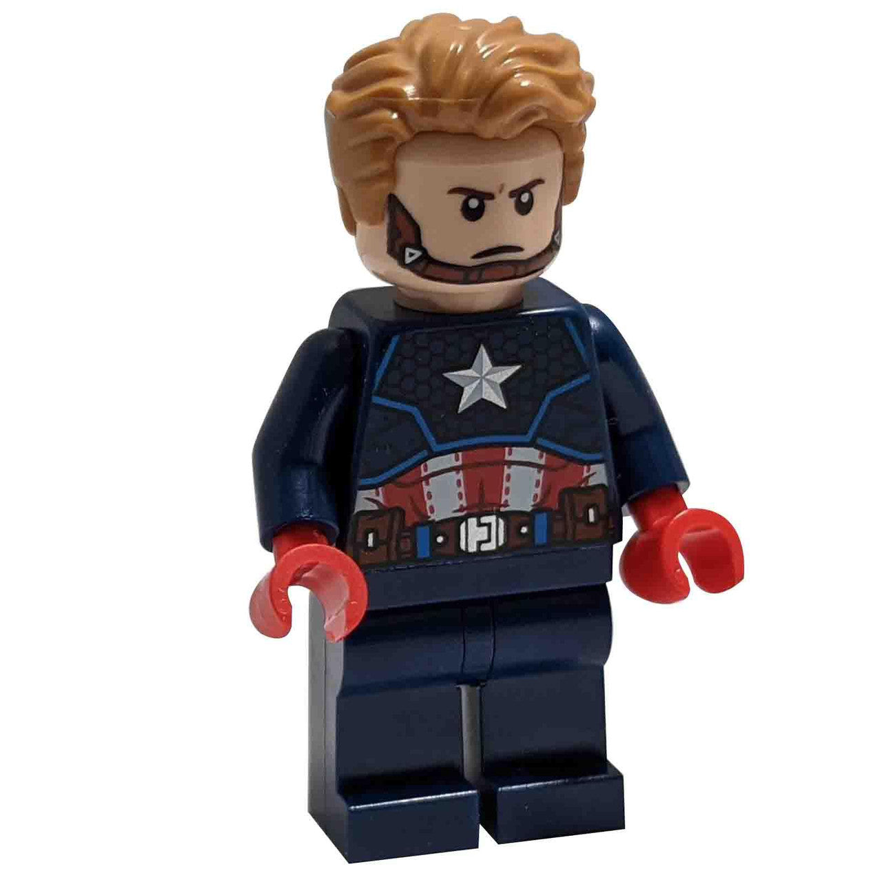 Captain America - Dark Blue Suit, Red Hands