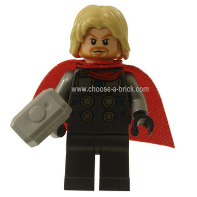 Thor - Spongy Cape (Juniors), Pearl Dark Gray Legs with weapon