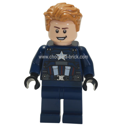 LEGO Minifigure -  Captain America - Dark Blue Suit