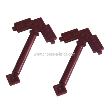 Minifig, Utensil Pickaxe Blocky (Minecraft Pickaxe)