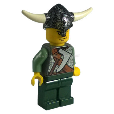 Viking Warrior with Chain Mail, Sand Green Arms (vik002)