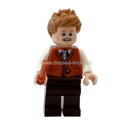 Newt Scamander, Dark Orange Vest LEGO Harry Potter