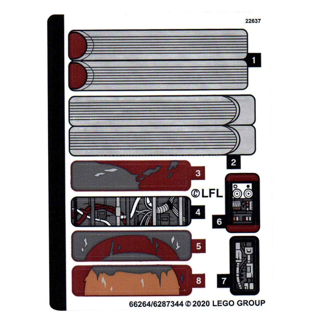 Sticker Sheet for Set 75271 - (66264/6287344)