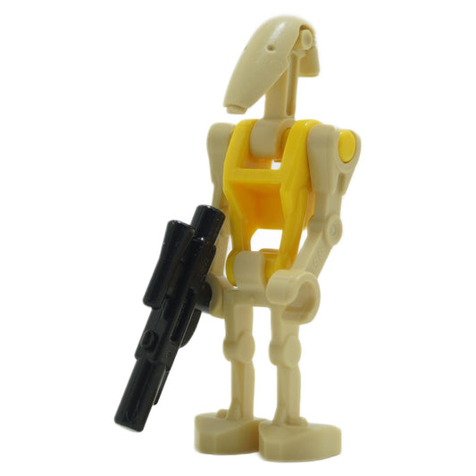 Battle Droid Commander - Yellow Torso, Angled Arm and St