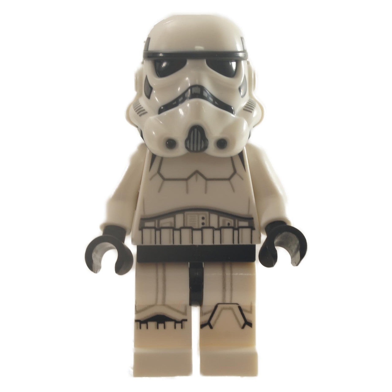 LEGO Minifigure - Stormtrooper Dual Molded Helmet, Gray Squares on Back, Frown