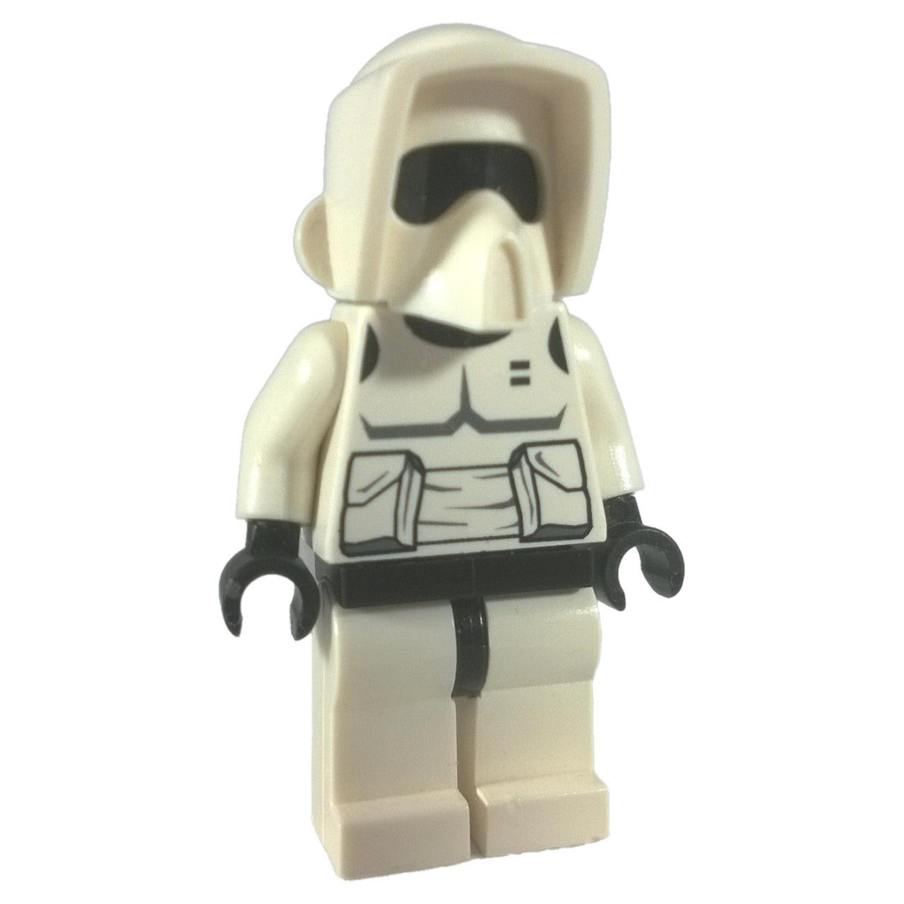 Scout Trooper (Black Head, Dark Bluish Gray Torso Pattern)