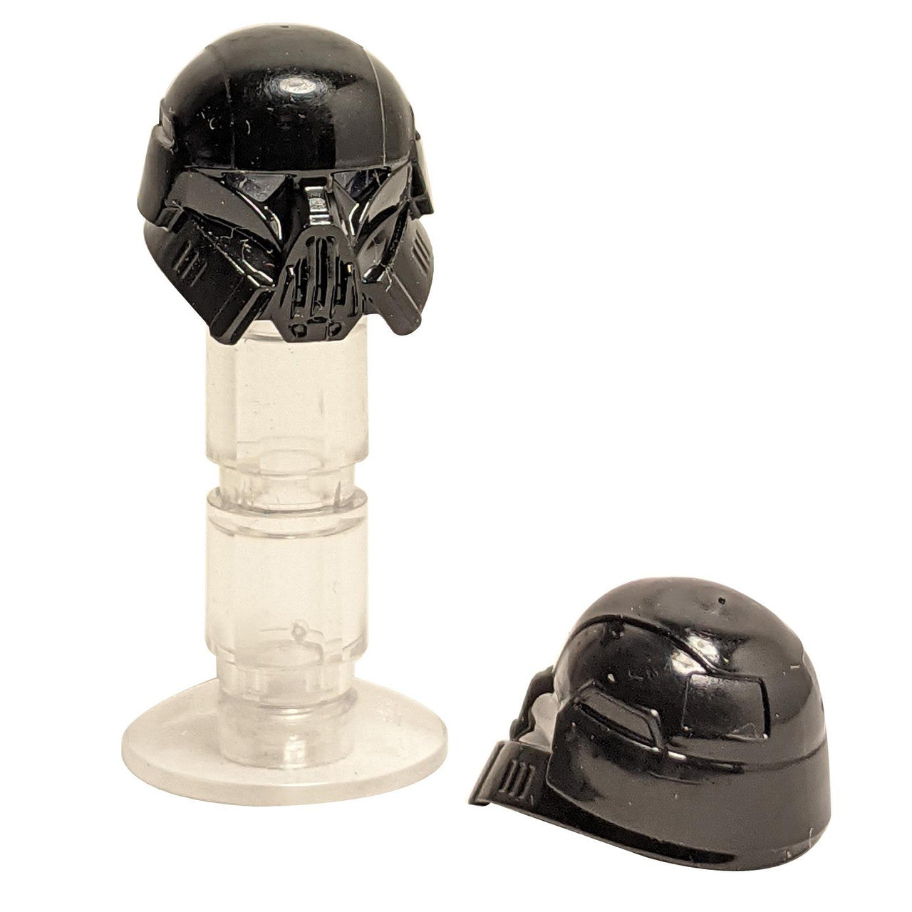 Minifigure, Headgear Helmet SW Dark Trooper