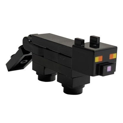 Minecraft Cat, Black - Brick Built