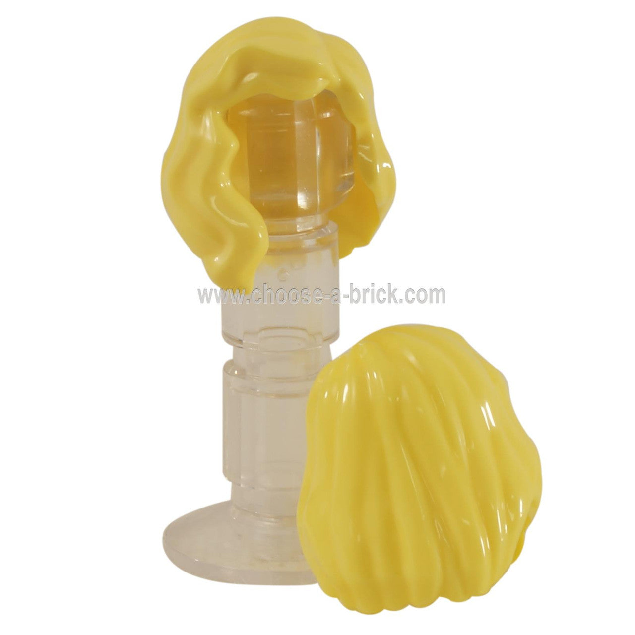 Minifigure, Hair Female Mid-Length with Part over Right Shoulder