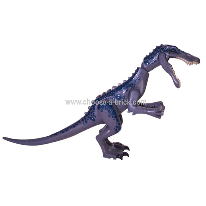 LEGO Minfigure - Dinosaur, Baryonyx with Dark Blue and Metallic Blue Spots