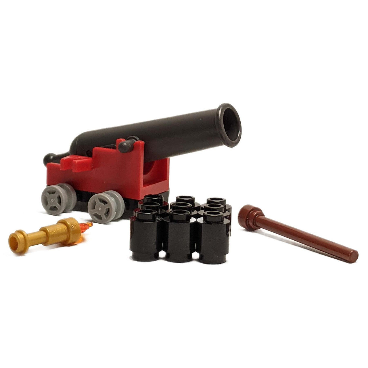 1x LEGO® Pirates Cannon with Accessories Red / PDG x110c01