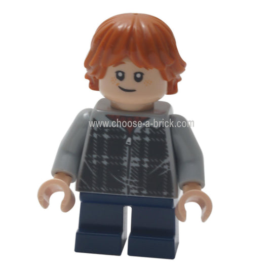 LEGO MInifigure - Ron Weasley, Plaid Hoodie