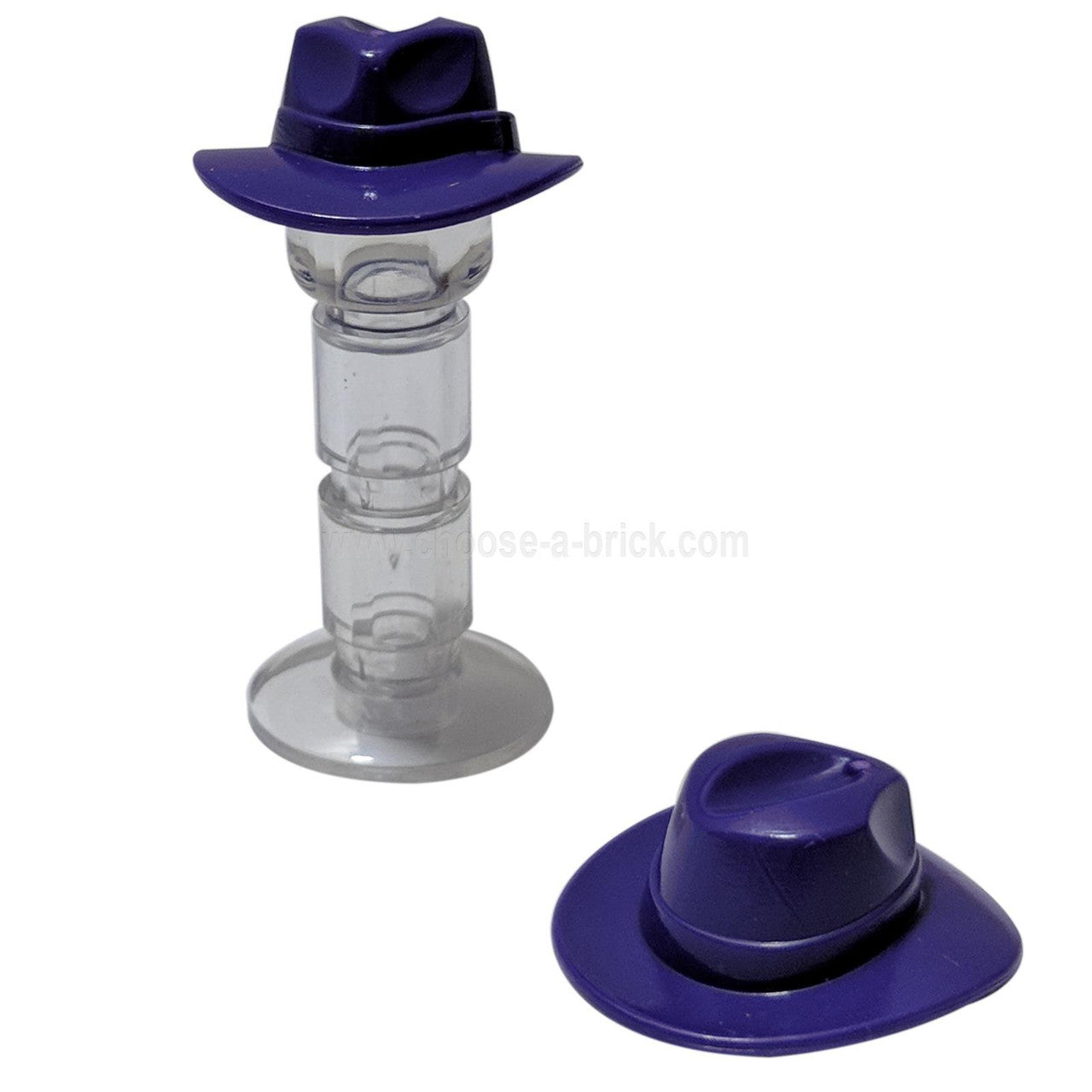 Minifigure, Headgear Hat, Wide Brim Outback Style (Fedora)