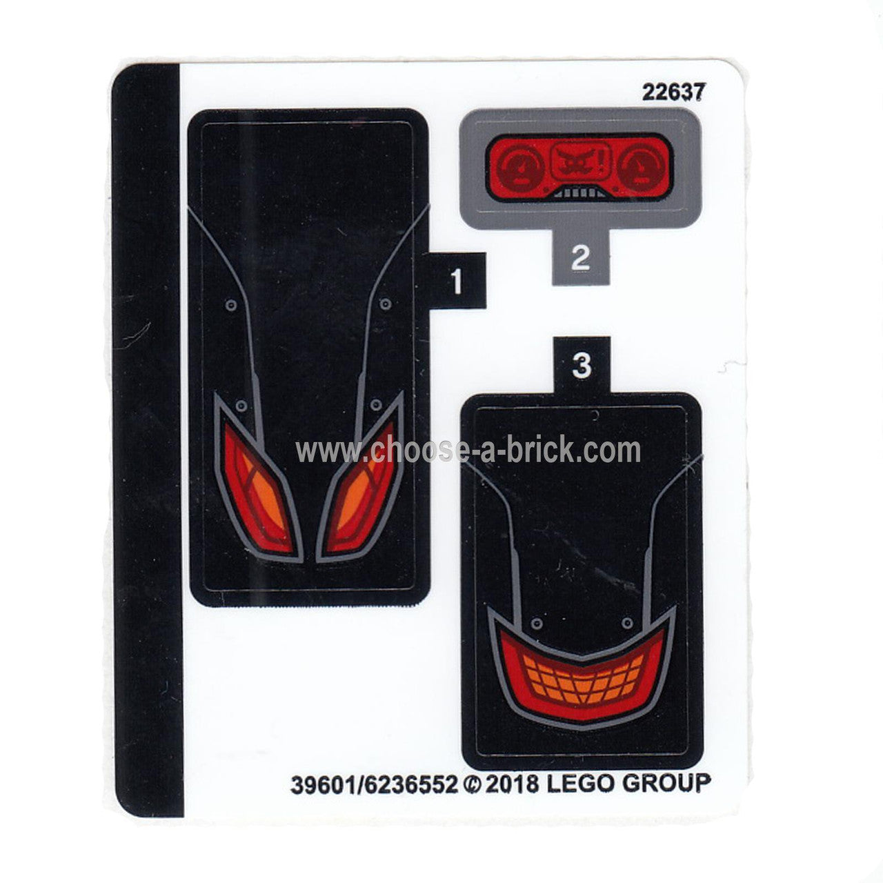  Sticker for Set 76110 - 39601-6236552 - LEGO Parts and Pieces