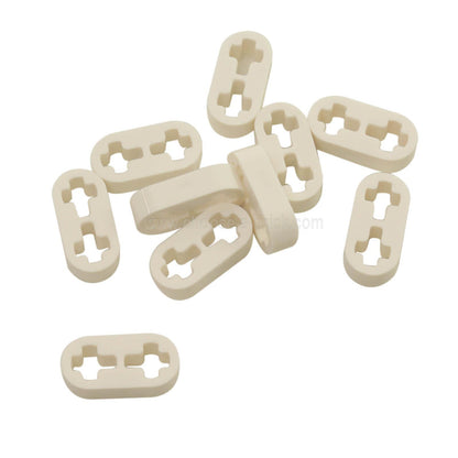 Technic, Liftarm Thin 1 x 2 - Axle Holes white