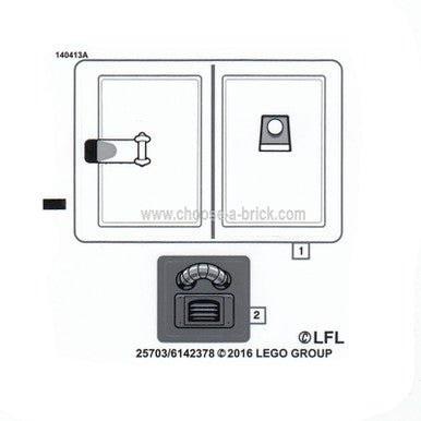 Sticker for Set 75138 - International Version - 25703-6142378