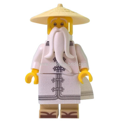 Sensei Wu - White Robe, Zori Sandals